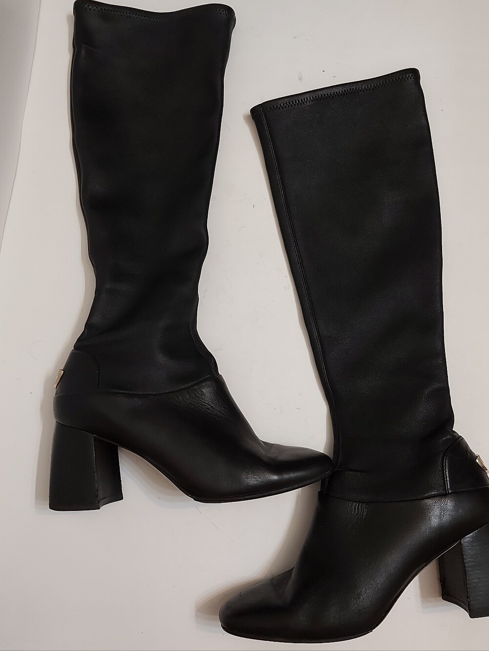 Tory Burch black stretch women's boots size 8